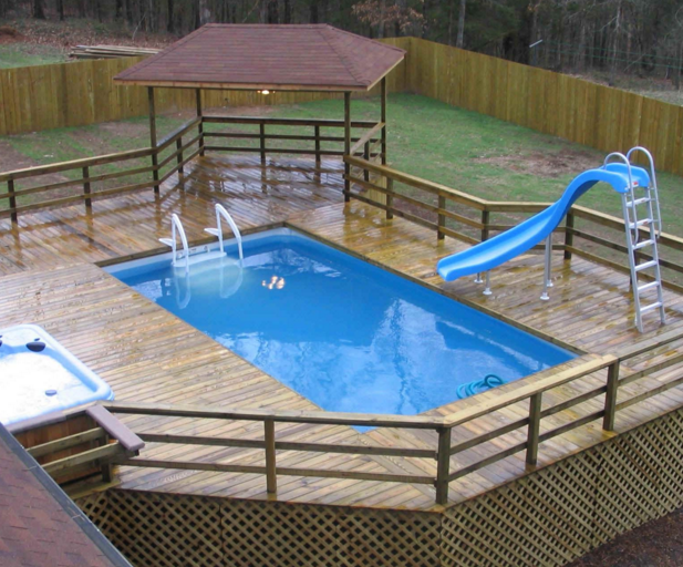 How To Build A Deck Next To An Above Ground Pool Diy